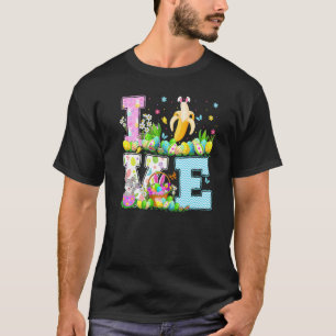 Camiseta Fruta De Banana Páscoa Ovo Caça Engraçada Banana E