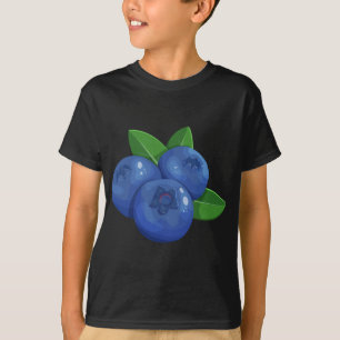 Camiseta Fruta de Blueberry Engraçada Berry Lover Gráfico
