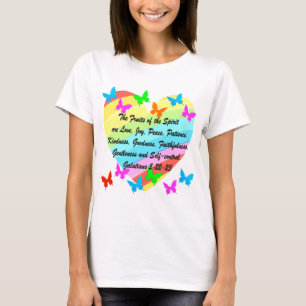 CAMISETA FRUTA DE BORRACHA E CORAÇÃO DO DESIGN
