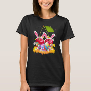 Camiseta Fruta de cereja Páscoa de ovo Páscoa de cereja eng