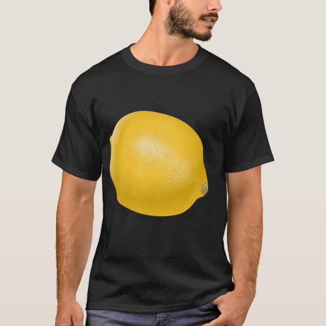 Camiseta Fruta de citrinos limão (Frente)
