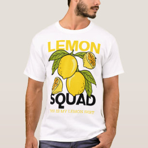 Camiseta Fruta de Citros de Verão com Lemon Funny Lemonade