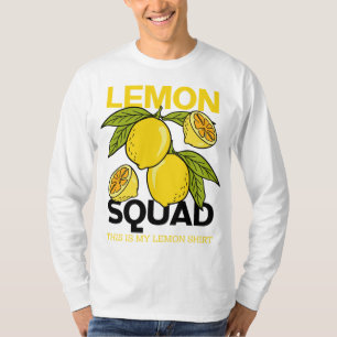 Camiseta Fruta de Citros de Verão com Lemon Funny Lemonade