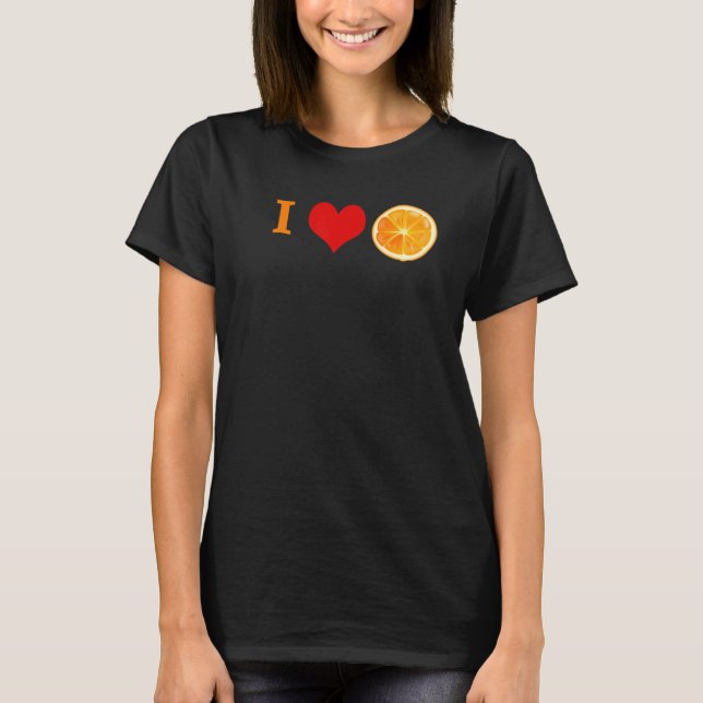 Camiseta Fruta de Citros Laranja (Frente)