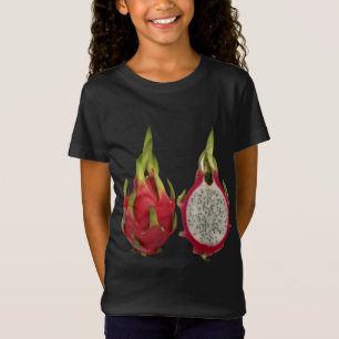 Camiseta Fruta de Design Gráfico Pitahaya Fruta de Dragão P