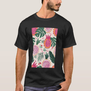 Camiseta Fruta de Dragão de Arte Mínima e Bonita