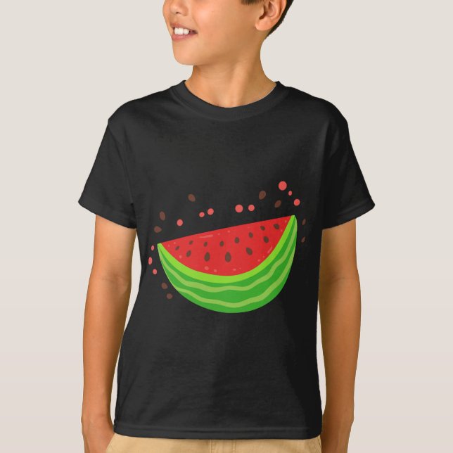 Camiseta Fruta de Fatia de Melancia (Frente)
