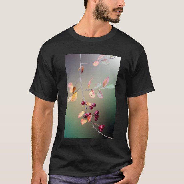 Camiseta Fruta de Folheto da Natureza (Frente)