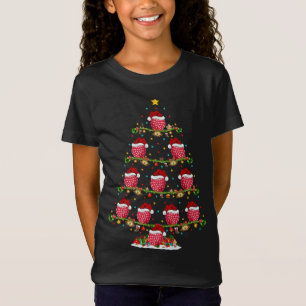 Camiseta Fruta de framboesa Lover Xmas Papais noeis de fram