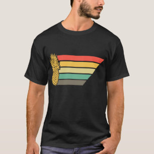Camiseta Fruta de Fruta Ananas Retro