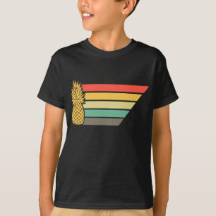 Camiseta Fruta de Fruta Ananas Retro