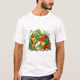 Camiseta fruta de legumes Ideia