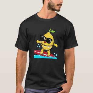 Camiseta Fruta De Limão Cinto Que Relaxa O Limão De Citros