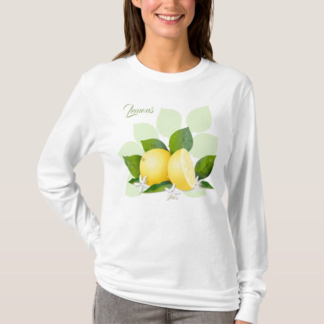 Camiseta Fruta de limão Citrus Botânica (Frente)