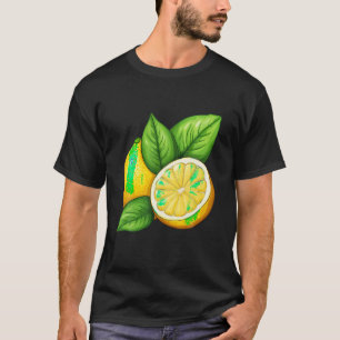 Camiseta Fruta de limão Citrus Graphic T para Homens Mulher