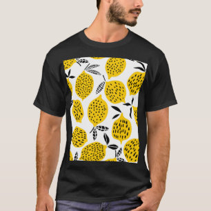 Camiseta Fruta de limão: vintage com design.