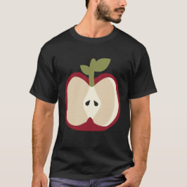 Camiseta Fruta de Maçã Fácil, Preguiçoso, Figurino de Hallo