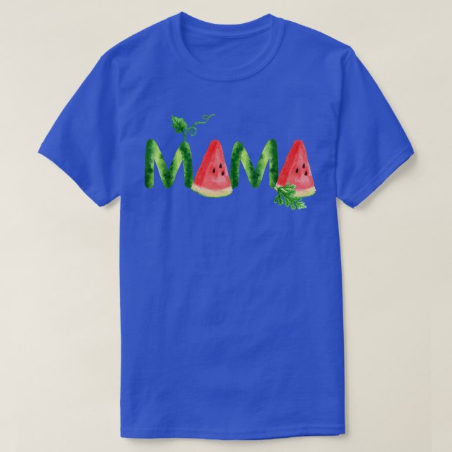 Camiseta Fruta de Melancia Melhor Mãe Vegan Vegetarian Ele (Frente do Design)