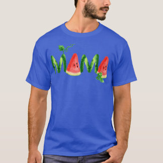 Camiseta Fruta de Melancia Melhor Mãe Vegan Vegetarian Ele