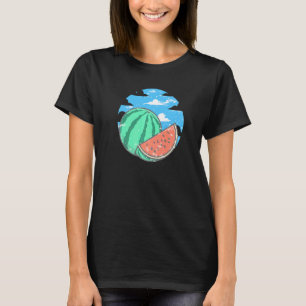 Camiseta Fruta de melancia Melon Beach Summer Surfe