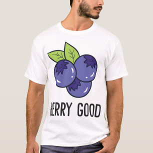 Camiseta Fruta de mirtilo Berry Boa Fruta de mirtilo Love B