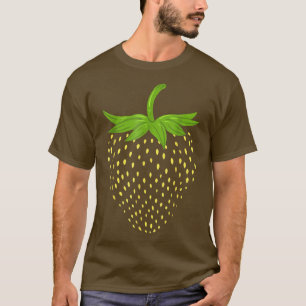 Camiseta Fruta de Morango Engraçado Fodora de Halloween