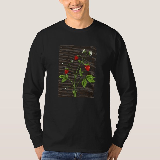 Camiseta Fruta de Morango Foodie Strawberry Picing (Frente)