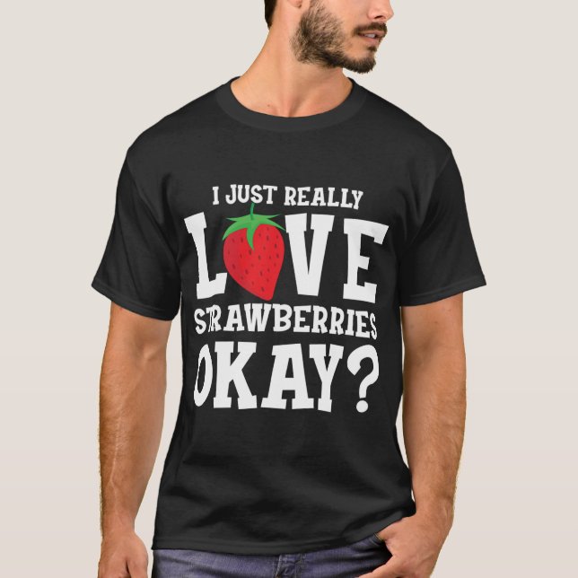 Camiseta Fruta de morango Lover Doces Berries (Frente)