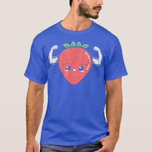 Camiseta Fruta de morango Lover Vegan Vegetarian Healthare