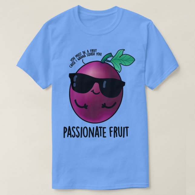 Camiseta Fruta de Paixão Bonita de Fruta Apaixonada 1 (Frente do Design)
