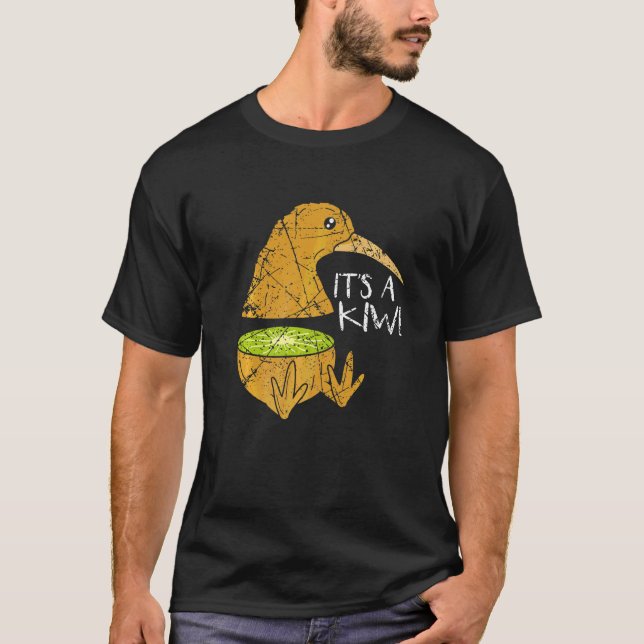 Camiseta Fruta de Pássaro Kiwi (Frente)