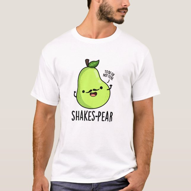 Camiseta Fruta De Pear Engraçada Com Tremores (Frente)
