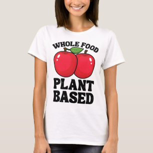 Camiseta Fruta De Planta De Comida Inteira De Maçã Funny Ve