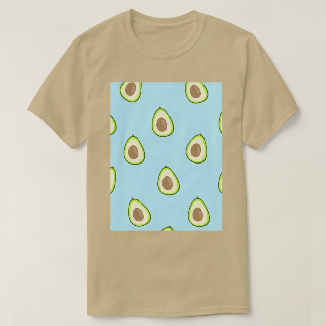 Camiseta Fruta do Avocado Fruta Sumor Clássico Sujeira (Frente do Design)