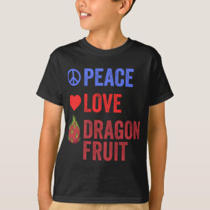 Camiseta Fruta do Dragão de Paz Popular Pitahaya Fruta Lov