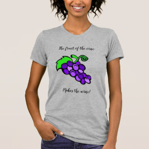 Camiseta Fruta do T-Shirt da Vinha