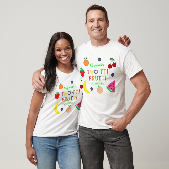 Camiseta Fruta Dois-tti Frutti 2º Aniversário (Unissex)