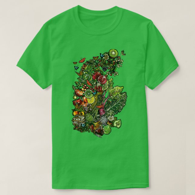 Camiseta Fruta e Veg (Frente do Design)