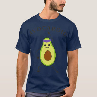Camiseta Fruta Engraçada Avocardio Para Workout