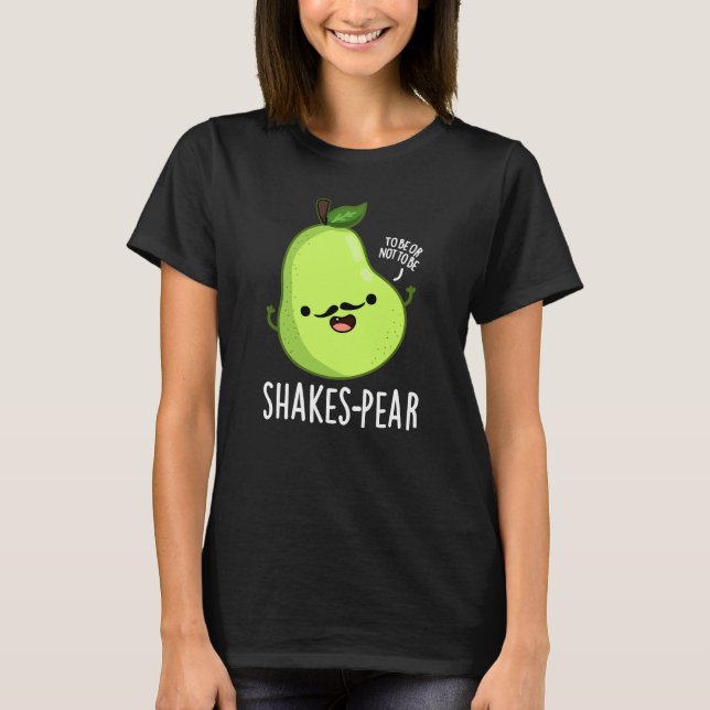 Camiseta Fruta Engraçada Engraçada Com Pear Engraçada Encur (Frente)