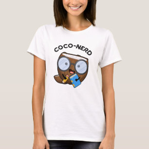 Camiseta Fruta Engraçado nerd Coquinho do Coco