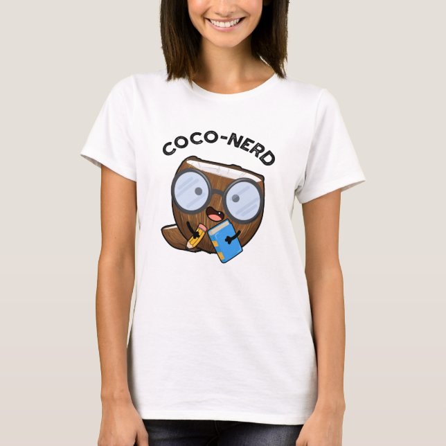 Camiseta Fruta Engraçado nerd Coquinho do Coco (Frente)
