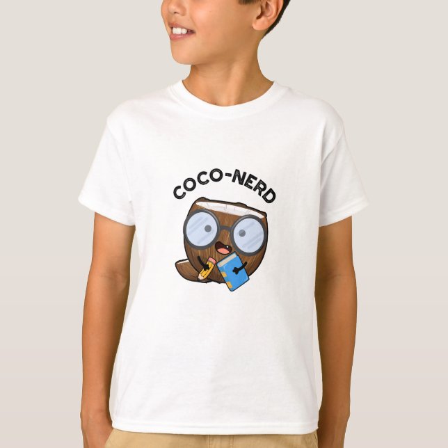 Camiseta Fruta Engraçado nerd Coquinho do Coco (Frente)