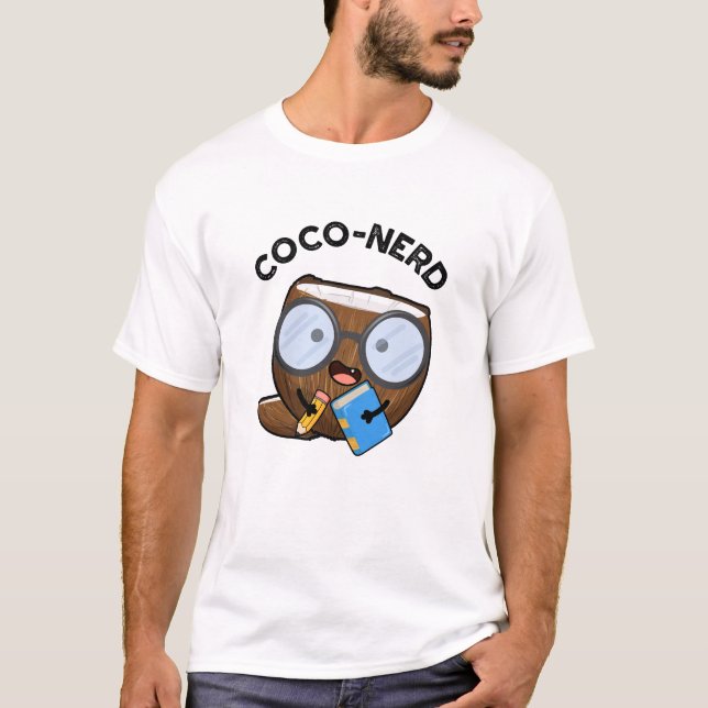 Camiseta Fruta Engraçado nerd Coquinho do Coco (Frente)