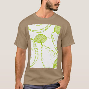 Camiseta Fruta Fruta Avocado Suculenta Clássica Colorida Su
