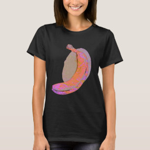 Camiseta Fruta Gráfica de Vintagem com Pop de Matizes Cor-d