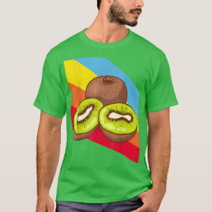 Camiseta Fruta Kiwi Vegan Vegetarian