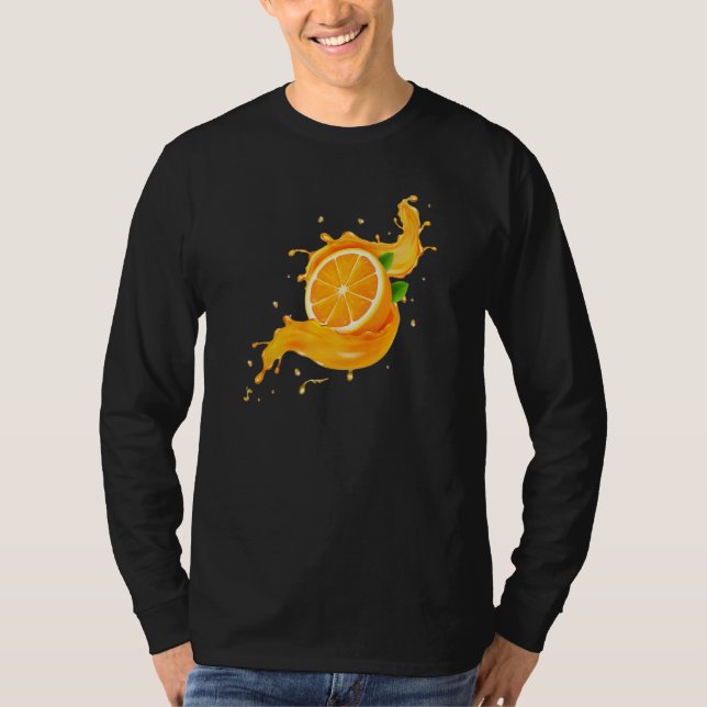 Camiseta Fruta laranja 1 (Frente)