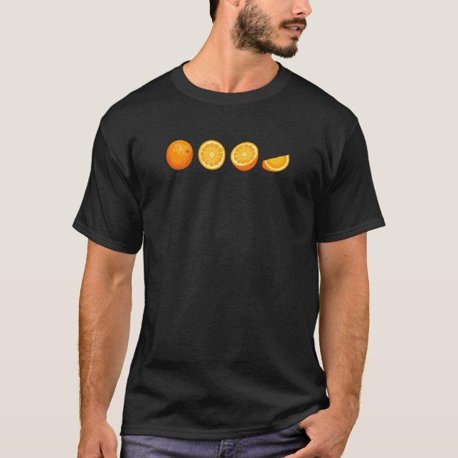 Camiseta Fruta laranja 2 (Frente)