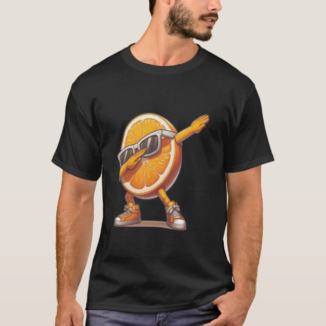 Camiseta Fruta Laranja-Batida-Batida-Batida-Laranja-Batida (Frente)